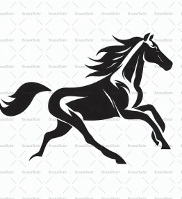 Galoppierendes Pferd